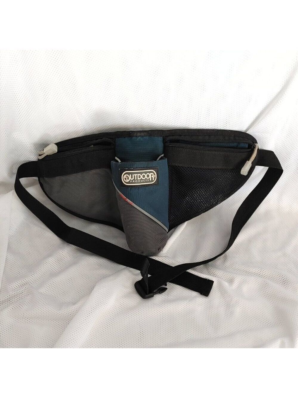 Blue Gray Running Waist Pack Bag Adjustable